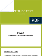 ASVAB Aptitude Test Prep Guide