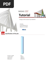 Design of RC Column by AASHTO