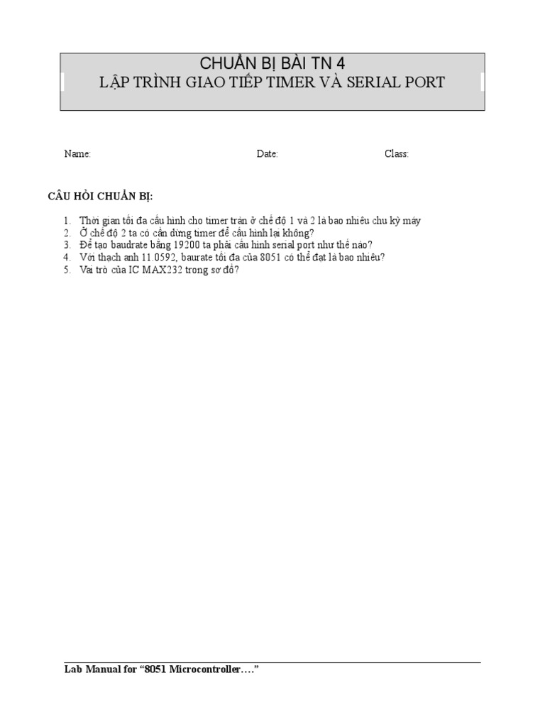 Lab4 Prepare | PDF