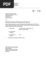 Contoh Surat Permohonan Pertukaran