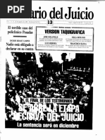 El Diario Del Juicio, Número 03, 11 de Junio de 1985, 32 Pp. | PDF