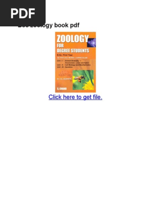Pdf About Zoology Course Zoology Pdf Pdfprof Com