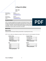 Short UT Report