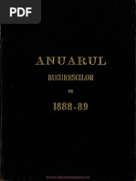 Anuarul Bucurestiului 1906 PDF | PDF