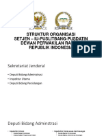 Struktur Organisasi Setjen DPR Ri