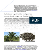 Benefits of Applying Organic Fertilizer To Oil Palm