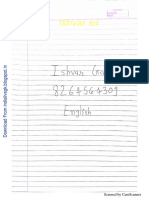 English Hand Made Notes