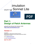 Electromagnetic Simulation Using Sonnet Lite