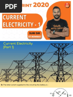 Phy JEE Sprint 2019 - Current Electricity 1 PDF