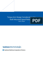 Torque Arm Design Consideration For Shaft Mounted Reducers