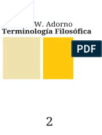 Adorno Theodor W - Terminologia Filosofica Vol II PDF