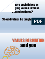 Values Formation and You