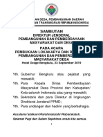 Sambutan Dirjen PPMD Pada Lokakarya 2019