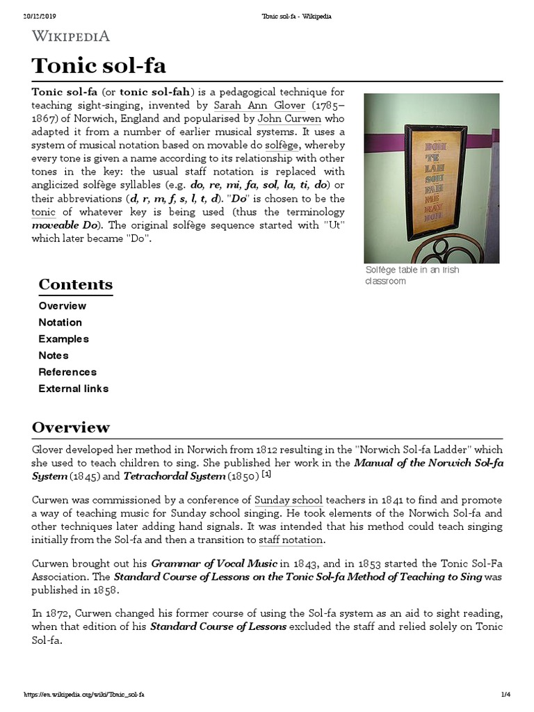 Tonic SolFa PDF PDF Musical Compositions Music Theory