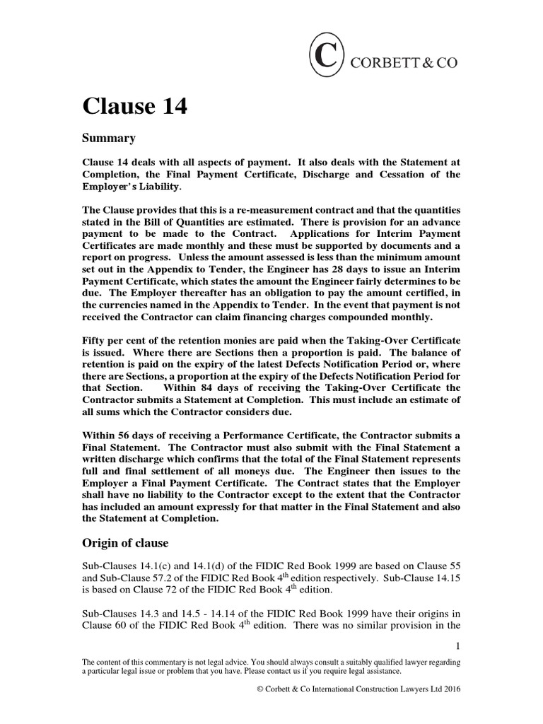Clause 14 PDF | PDF | Tax Exemption | Guarantee