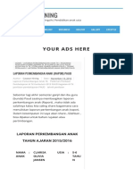 Laporan Perkembangan Anak Rapor Paud - HTML 1 PDF
