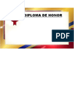 Diploma de Honor