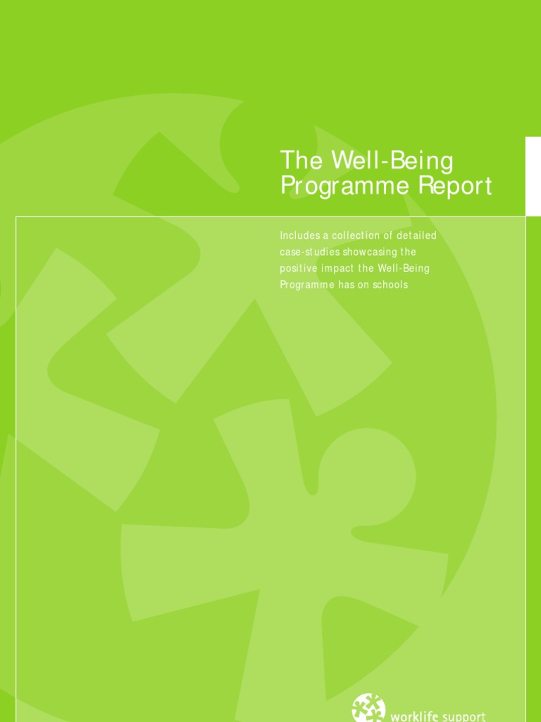 Well-Being Programme Report | PDF | Occupational Stress | Well Being