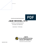 Model 815 Vibratory Driver/Extractor Operating Manual