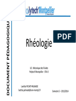 Cours Rhéologie 1 - Définitions Et Généralités