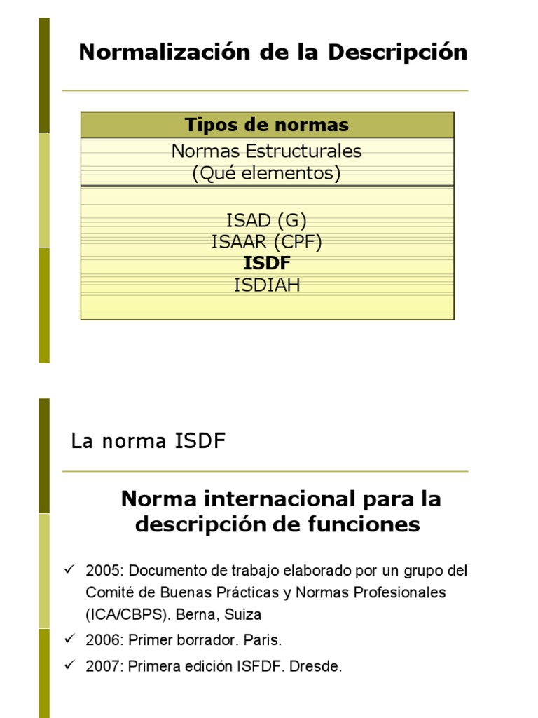 5 Funciones ISDF | PDF