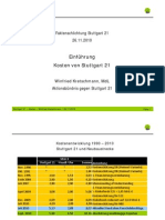 Stuttgart 21 Schlichtung - (7) 2010-11-26 - Winfried Kretschmann: Einführung Kosten S21