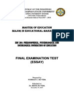 Edf-201-Final Exam