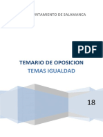 Temario de Oposicixn Municipal Temxtica de Igualdad PDF