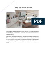 Artículo Arquitectura - Consejos para Amoblar La Cocina