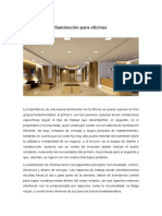 Artículo Arquitectura - Iluminación para Oficinas