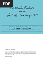 How's Your Drink - Cocktails - Culture - and The Art of Drinking Well Escrito Por Eric Felten