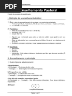 Aconselhamento Pastoral