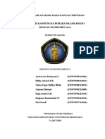Makalah Analisis Makanan Dan Minuman