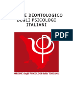 Codice Deontologico degli Psicologi Italiani