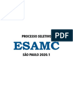 Esamc Processo Seletivo 2020 1