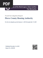 Pierce County Housing Authority Audit