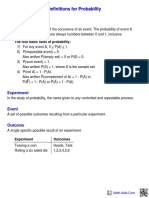 C13 Deffiiniittiions Fforr Prrobabiilliitty PDF