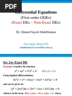 Lec 04 ODE Exact PDF