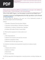 NET-Paper-1 Questions-20 Dec 2018 Combined Second Shift