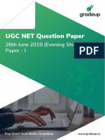 NET-Paper-1 Questions-26 June 2019 Second Shift