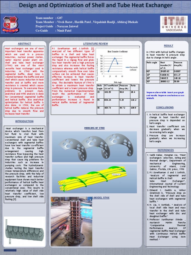 Shell and Tube Heat Exchanger | PDF | Heat Exchanger | Heat Transfer