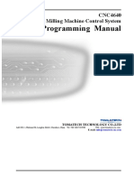 CNC4640 V2.0 Programming