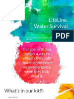 water survival kit presentation