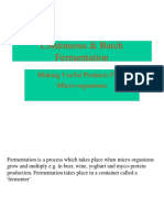 BIOLOGYContinuous BatchFermentation