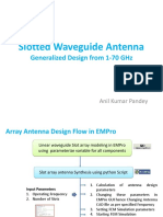 Generalized design of slotted waveguide antennas from 1-70 GHz