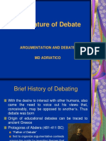 Chapter 1 Nature of Debate