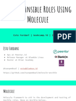 Testing Ansible Roles Using Molecule - Estu Fardani