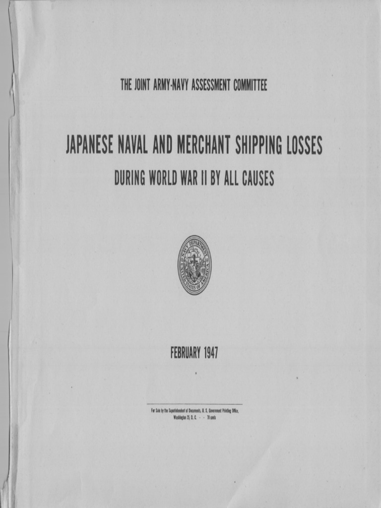 JN Naval and Merch Shipping Losses | PDF