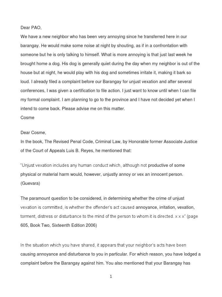 Filing Unjust Vexation Complaints | PDF | Defamation | Crime & Violence