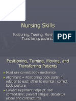 Nursing Skills Turning, Moving, Transfering PT